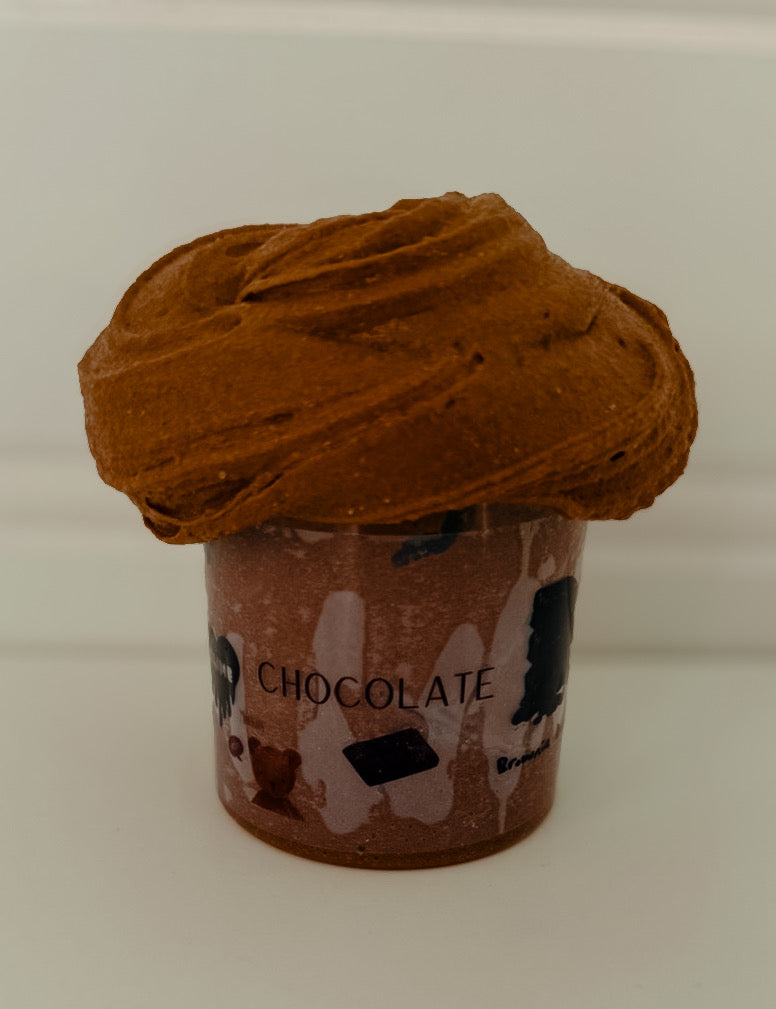 Brownie Dough SlimE Cloud Cream Slime with Chocolate Scent